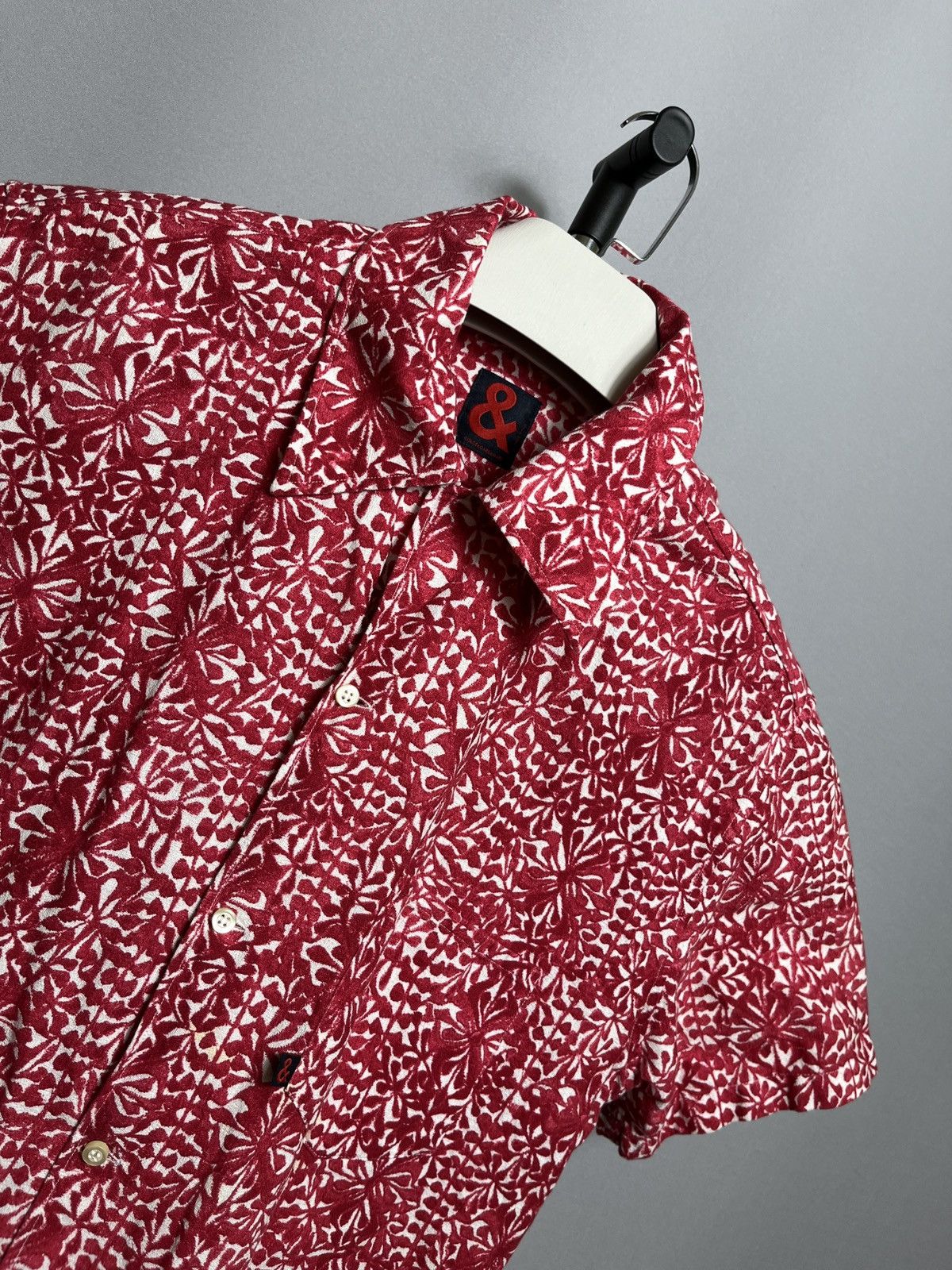 Dolce & Gabbana × Vintage dolce gabbana hawaiian shirt red short sleeve floral cotton Size US M / EU 48-50 / 2 - 2 Thumbnail