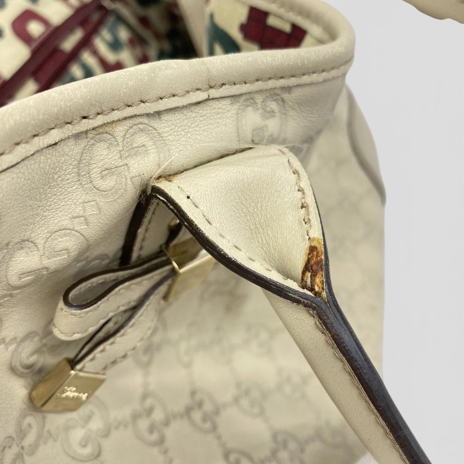 Gucci Gucci - Beige GG Canvas Tote Handbag Size ONE SIZE - 7 Thumbnail