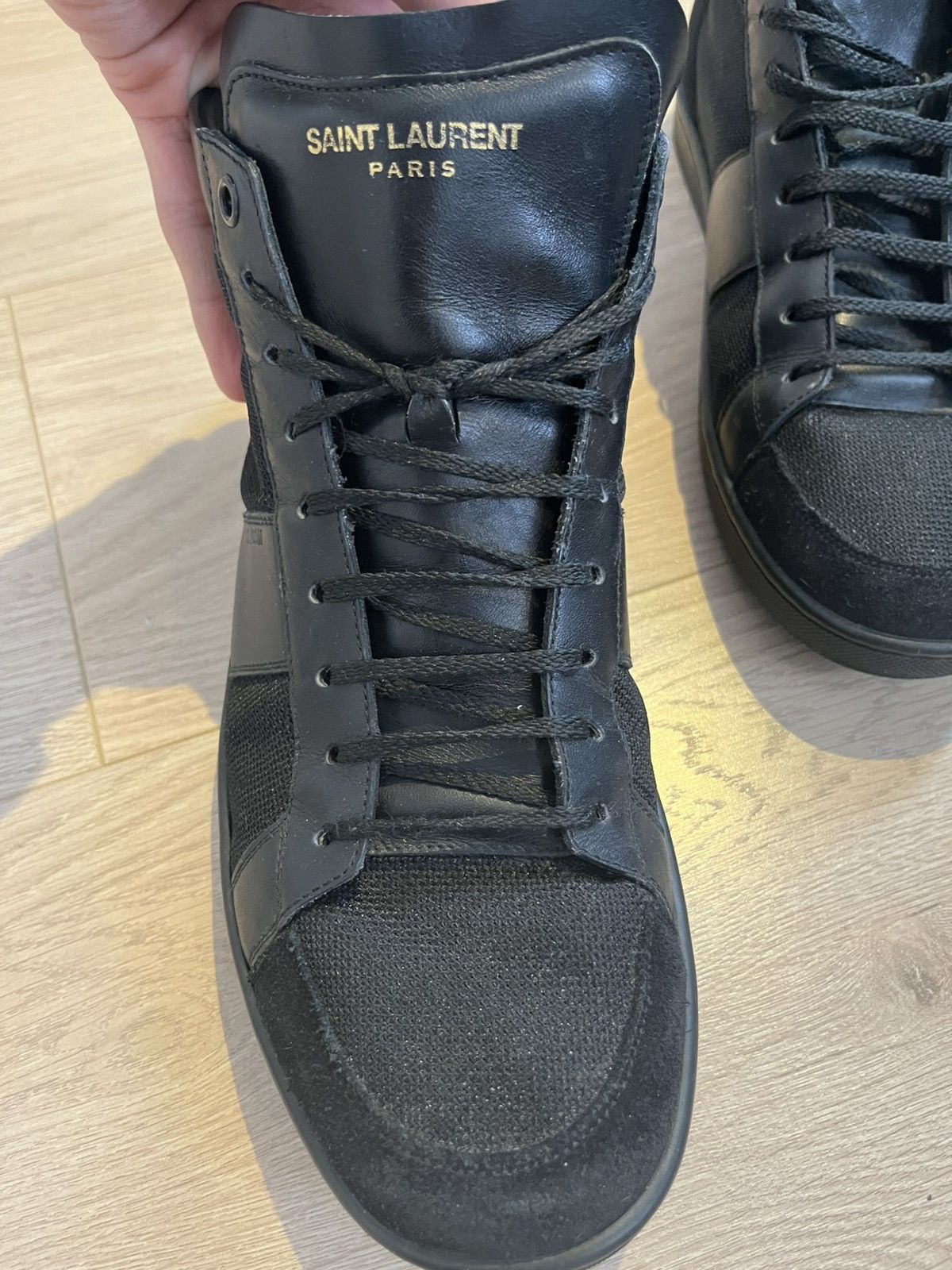 Saint Laurent Paris Saint laurent paris SL/03m midtop Size US 9.5 / EU 42-43 - 2 Thumbnail