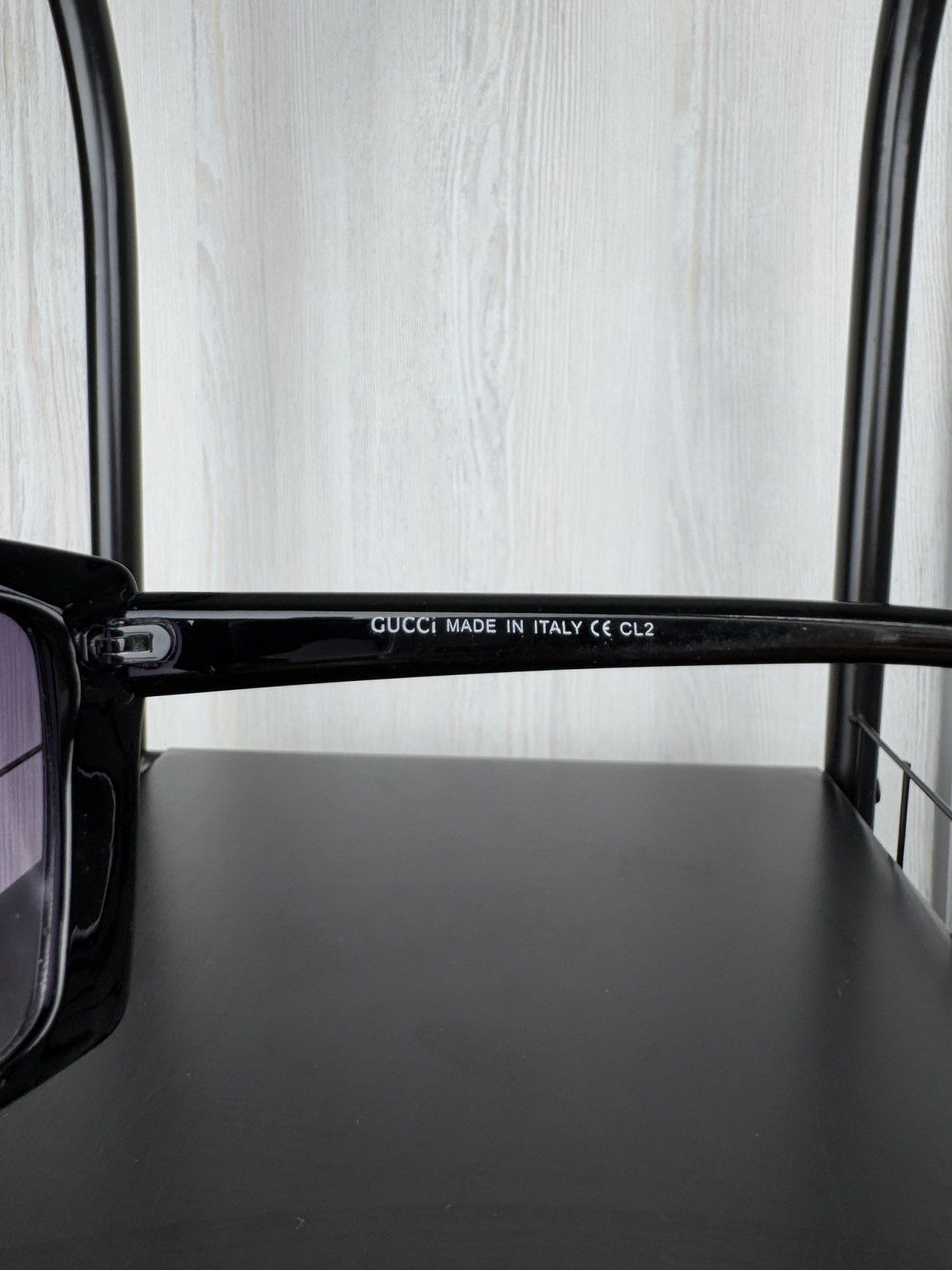 Gucci Gucci Navigator Frame black unisex sunglasses Size ONE SIZE - 6 Thumbnail