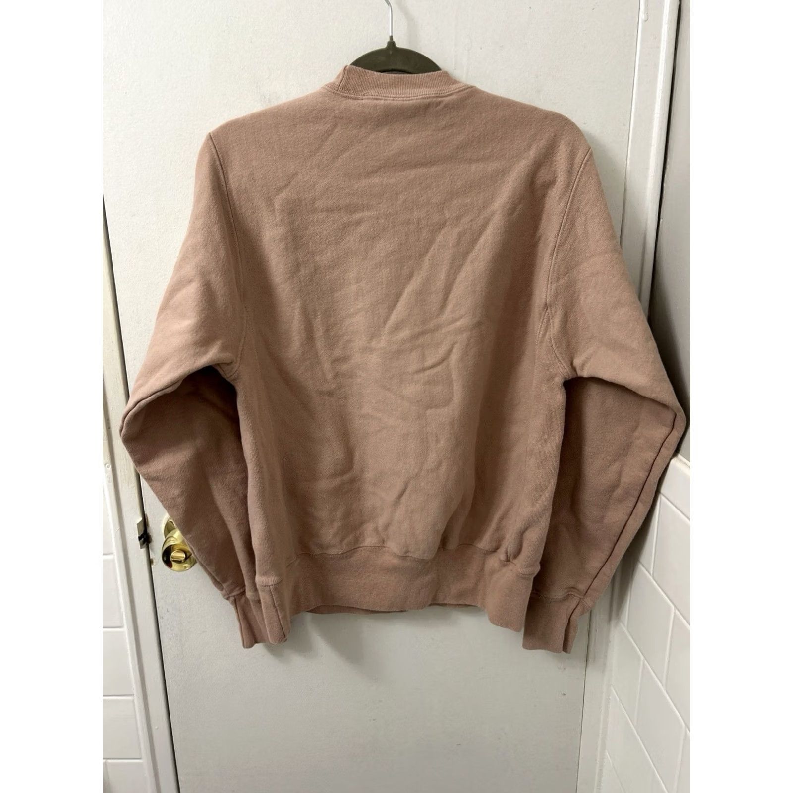 Champion Champion Reverse Weave Crewneck Sweatshirt Mens S Dusty Rose Pink Pullover L/S Baseball? Size US S / EU 44-46 / 1 - 7 Thumbnail