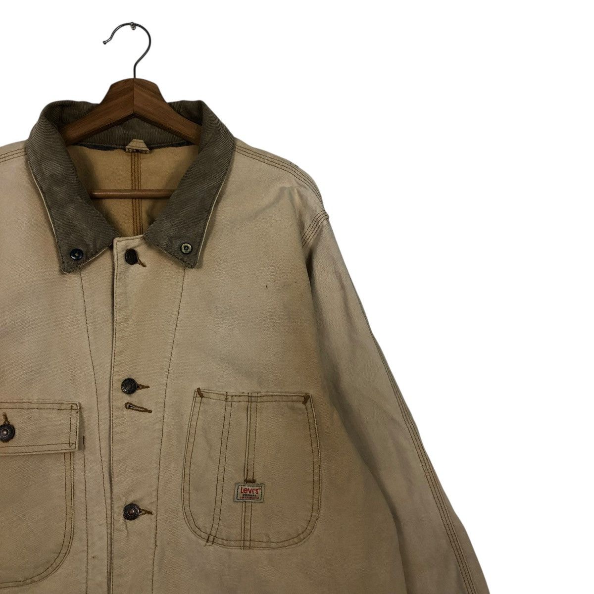 Levi's 🔥VINTAGE CHORE JACKET LEVI’S WORKERS SAN FRANCISCO DETROIT Size US M / EU 48-50 / 2 - 8 Thumbnail