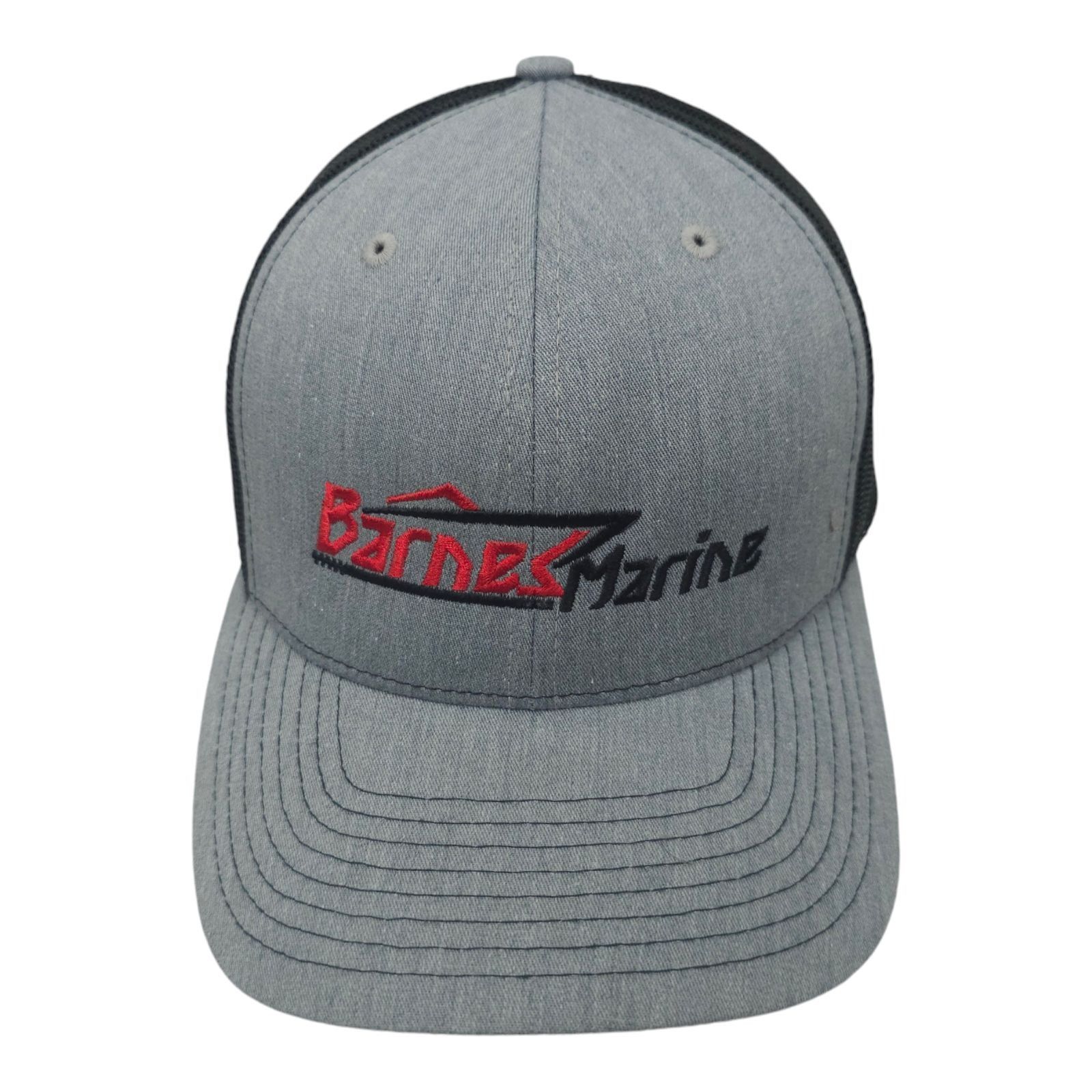 Richardson Barnes Marine Embroidered Logo Mesh Snapback Cap Boating Hat Size ONE SIZE - 1 Thumbnail