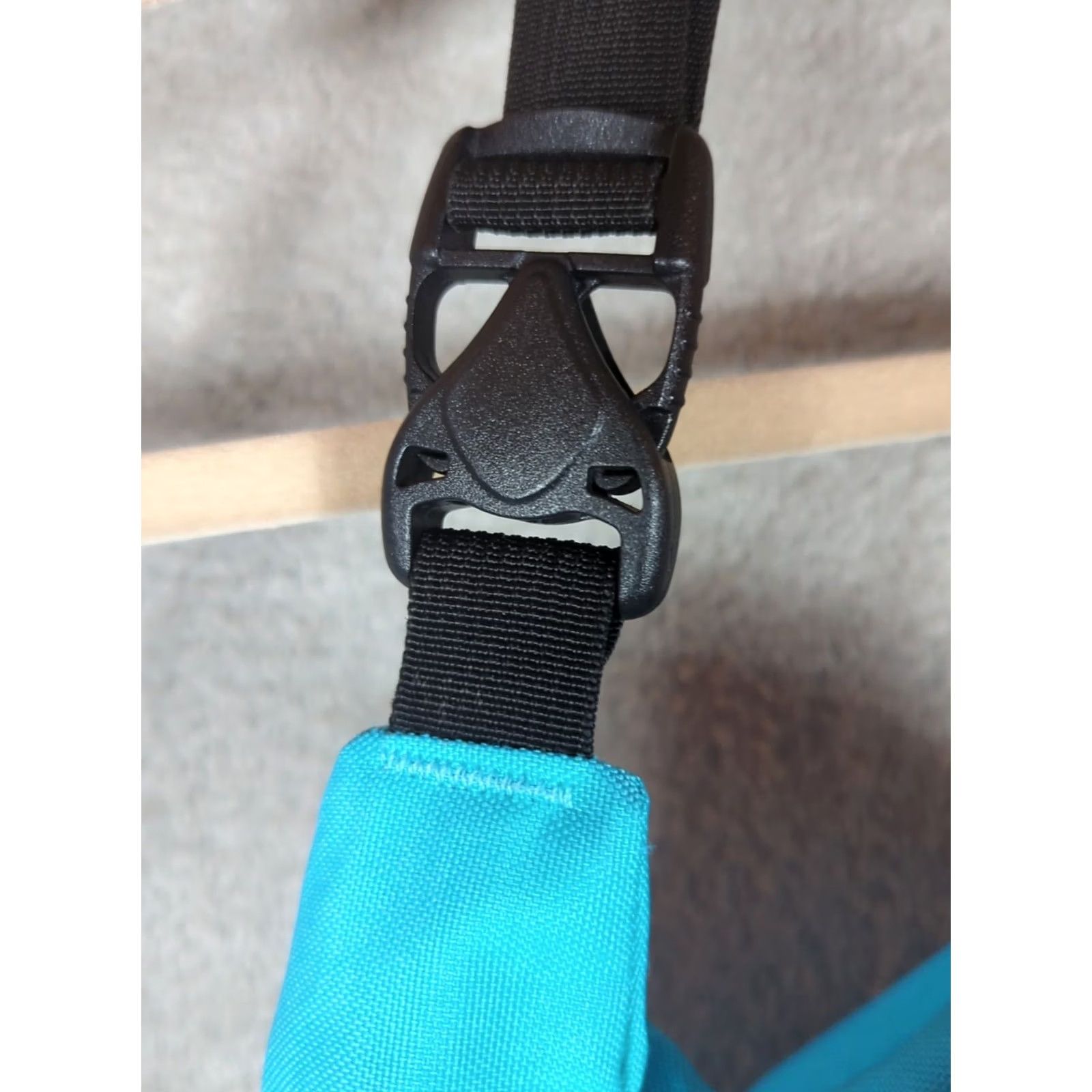 Jansport JanSport Aqua Blue Waist Fanny Pack Bag Crossbody Zip Pocket Adjustable Strap OS Unisex Adults Small Matte Nylon Lining 90s Outdoor Sports Size ONE SIZE - 5 Thumbnail