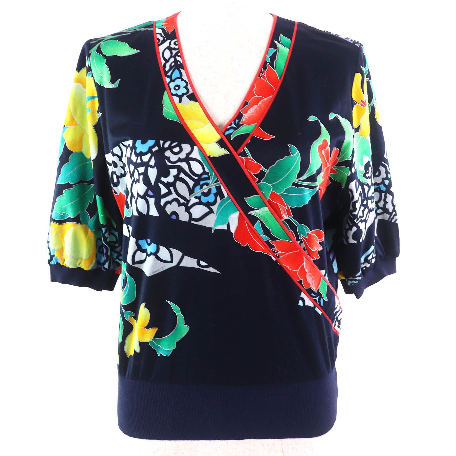 Other Other LEONARD FASHION Floral print Cotton T-shirt Cotton T-Shirts DUTY FREE for USA Size ONE SIZE - 1 Thumbnail