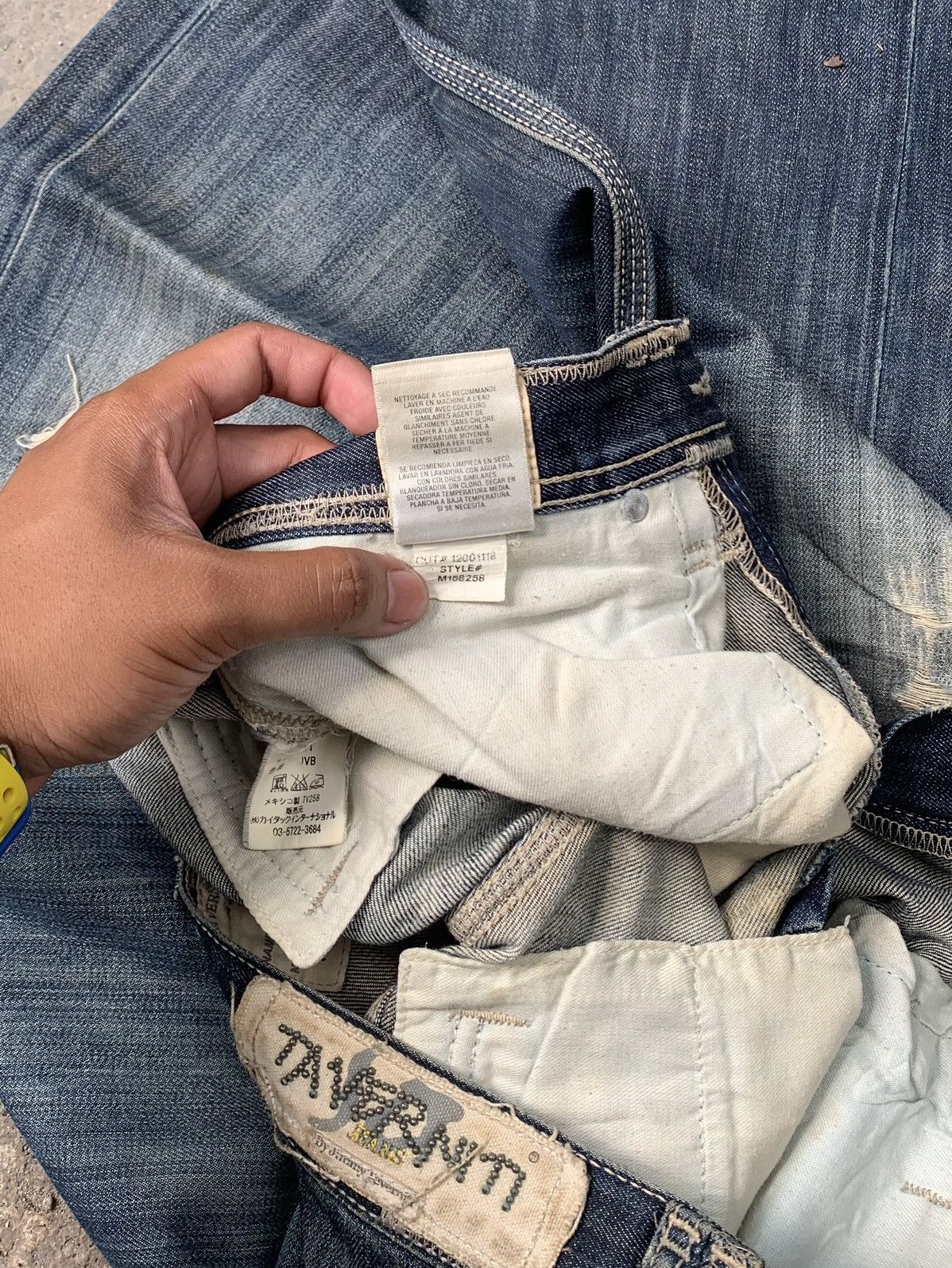 Japanese Brand × Vintage Vintage Meg Punk 19 Taverniti Jeans Size US 34 / EU 50 - 13 Thumbnail
