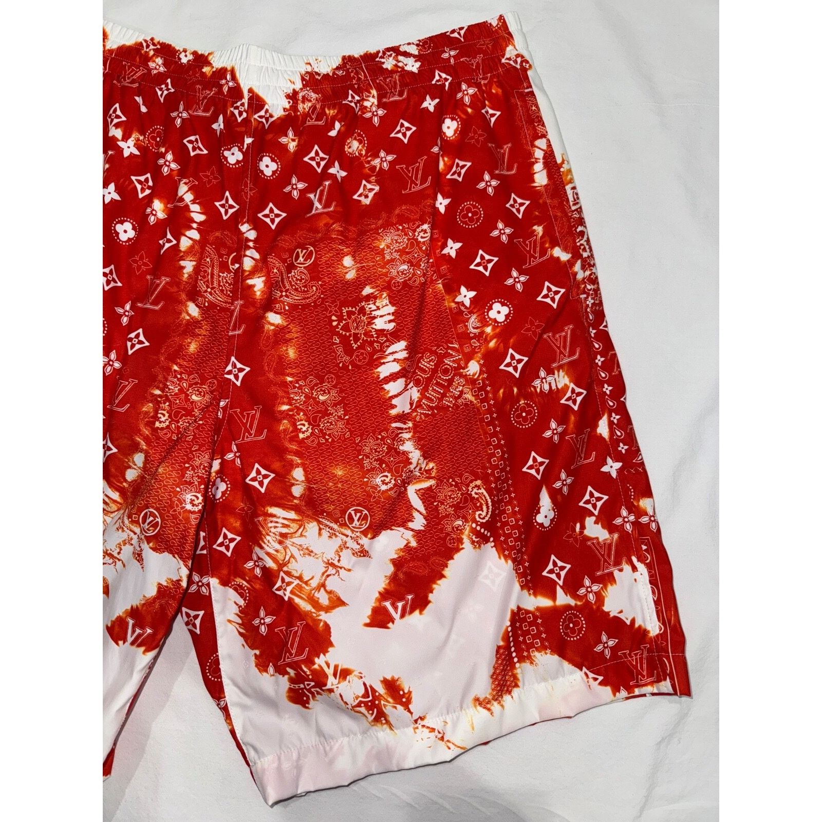 Louis Vuitton Louis Vuitton Bandana Orange LV Monogram Logo Swimming Size US 34 / EU 50 - 7 Thumbnail