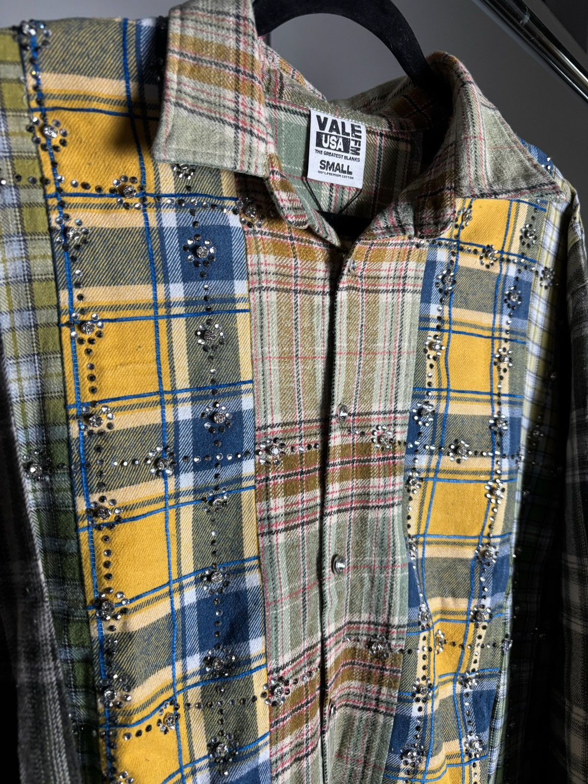 Vale Vale Forever Earth Day Flannel 'Green/Patchwork' Size US S / EU 44-46 / 1 - 3 Thumbnail