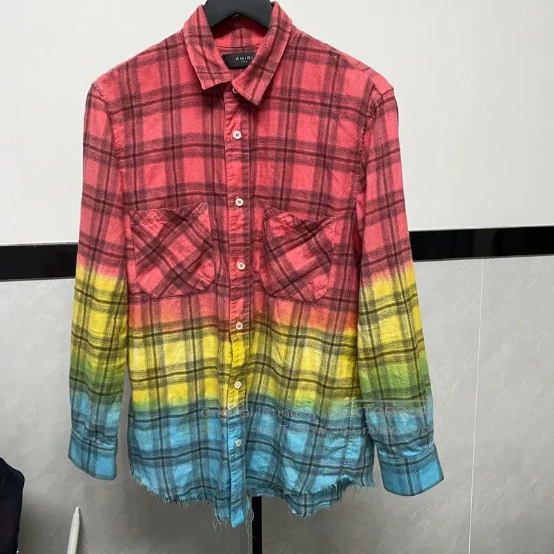 Amiri Amiri Rainbow shirt Size US S / EU 44-46 / 1 - 2 Thumbnail