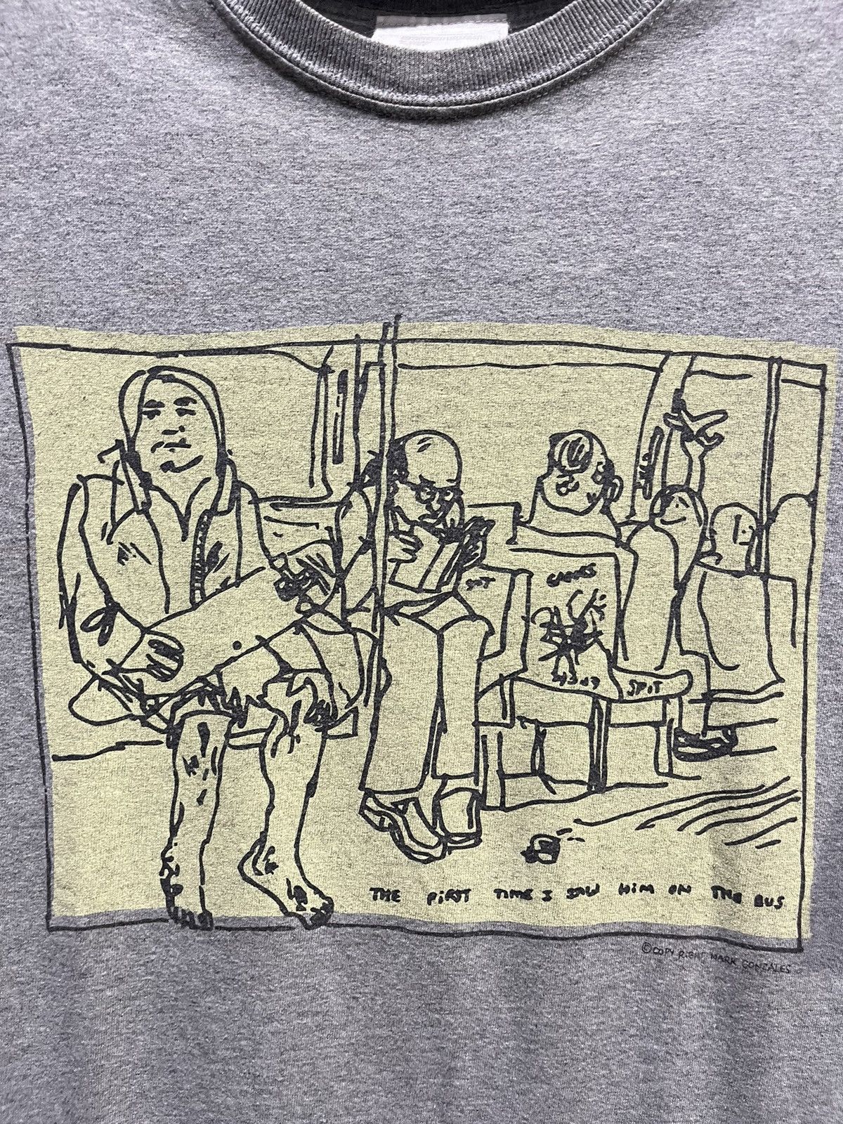 Vintage Mark Gonzales The Gonz Skatebaord Tee 00s Size US M / EU 48-50 / 2 - 3 Thumbnail