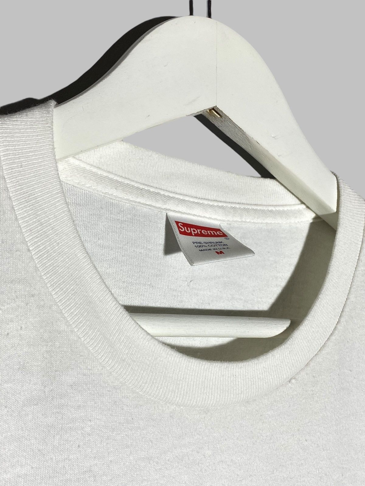 Supreme Supreme King of New York Heather White Tee SS19 Chris Walken Size US M / EU 48-50 / 2 - 9 Thumbnail