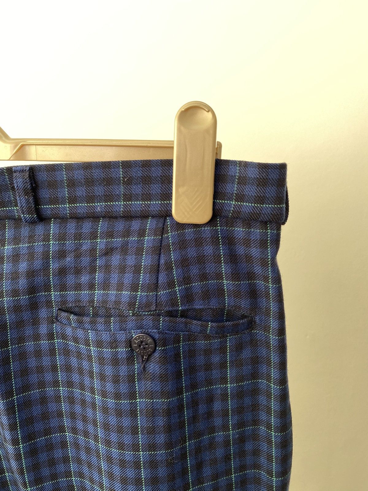 Lacoste Vintage LACOSTE Chemise Vintage Wool Plaid Checkered Pants Size US 34 / EU 50 - 11 Thumbnail