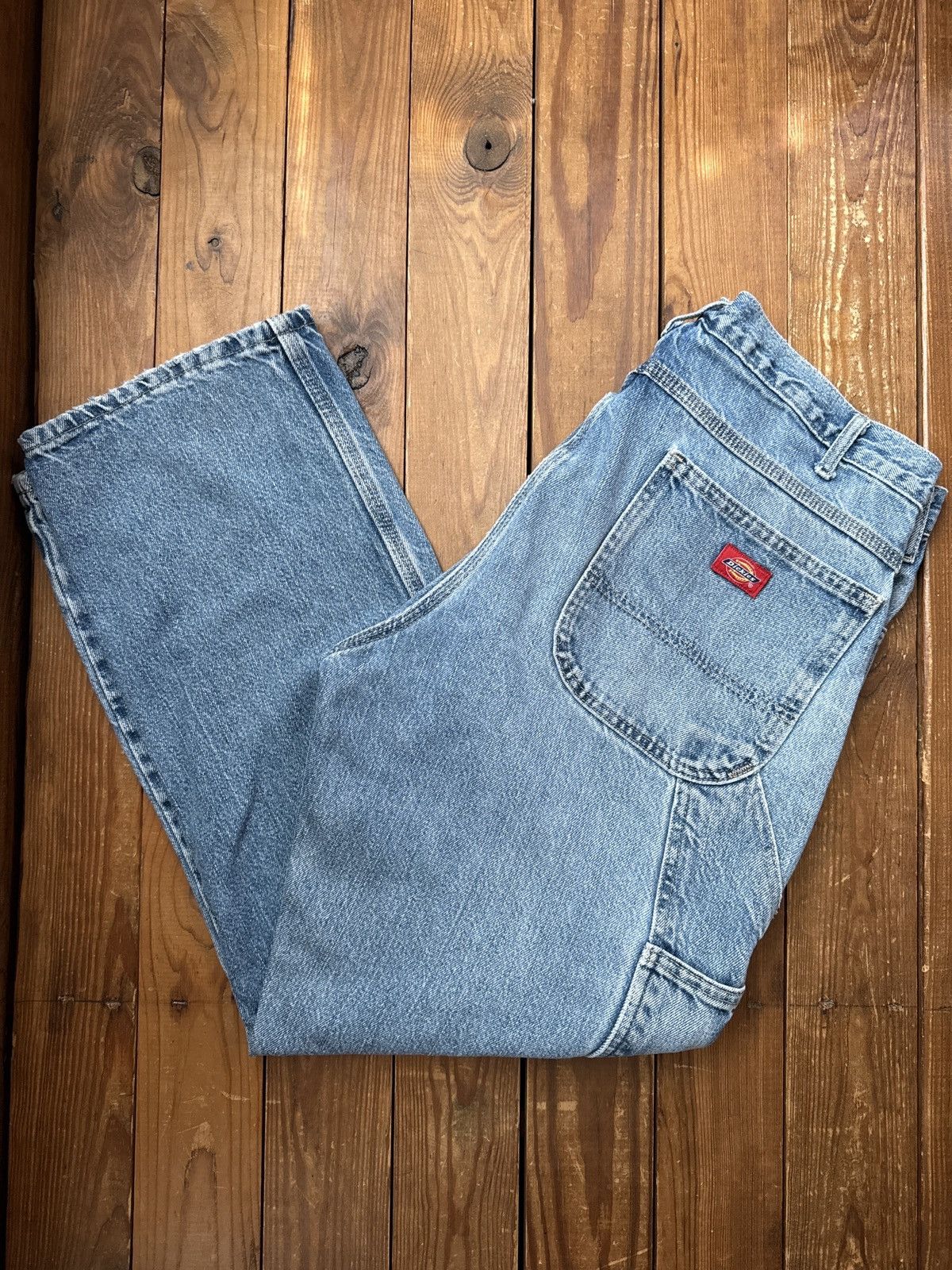 Vintage 90s Dickies Baggy Blue Carpenter Jeans