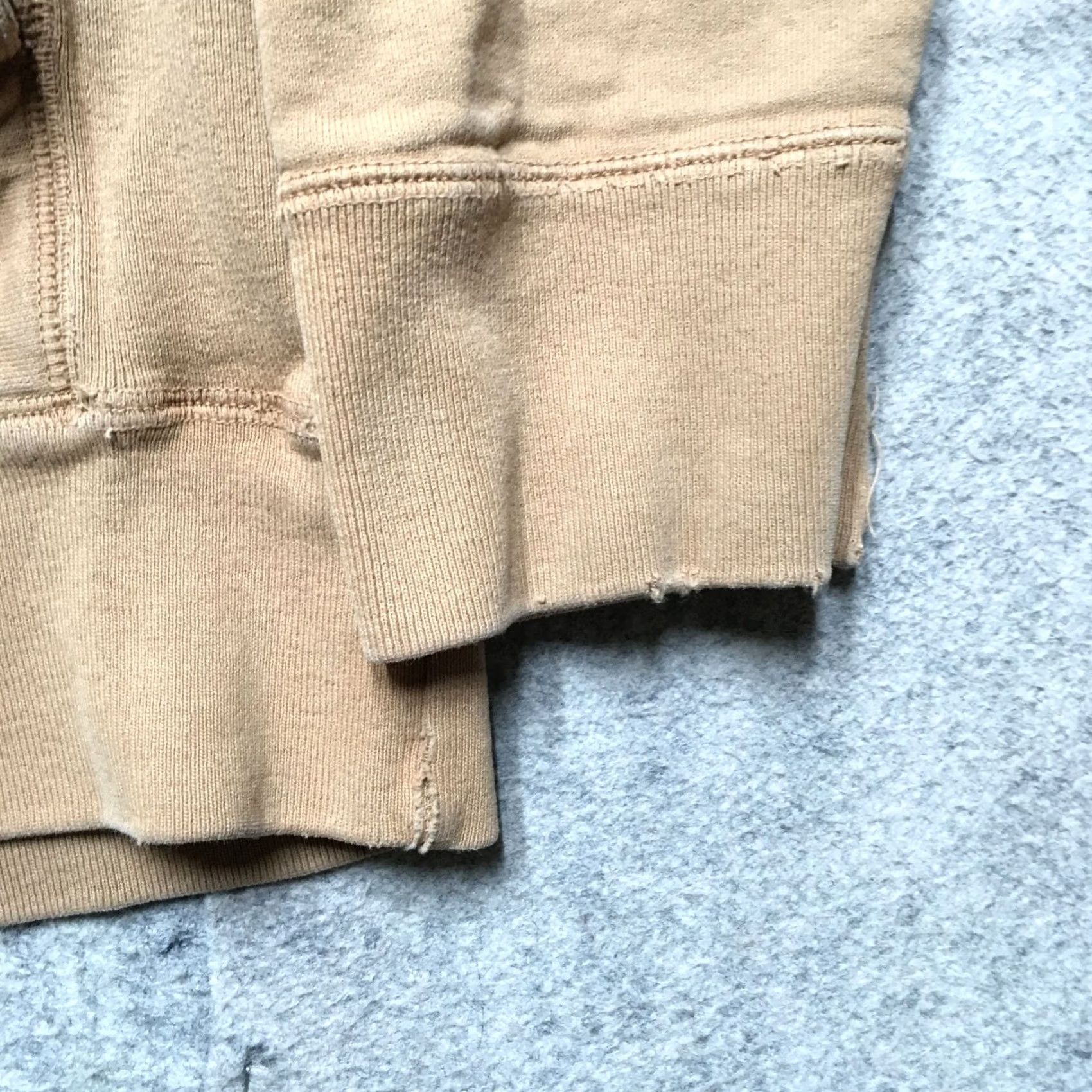 3sixteen 3sixteen Heavyweight Terry Hoodie Mens XL Brown Premium Essential Distressed Size US XL / EU 56 / 4 - 2 Thumbnail
