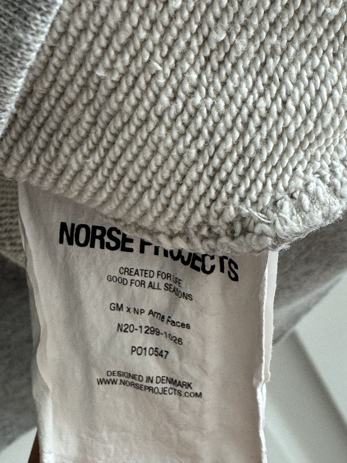 Norse Projects Norse Projects x Geoff McFetridge Faces Crew Sweat in Grey Size US M / EU 48-50 / 2 - 6 Thumbnail