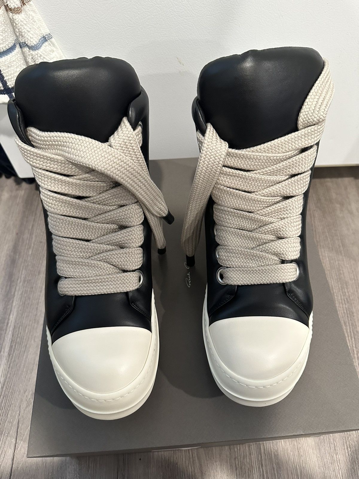 Rick owens ramones laces online