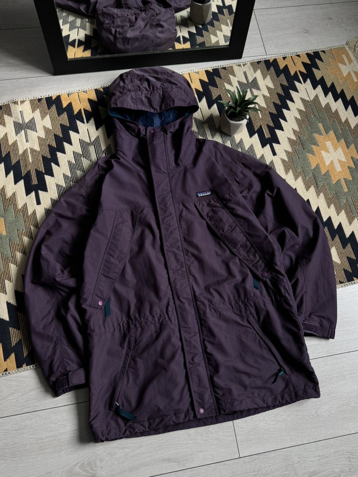 Patagonia Vintage Patagonia Windbreaker Parka Jacket Size US M / EU 48-50 / 2 - 2 Thumbnail