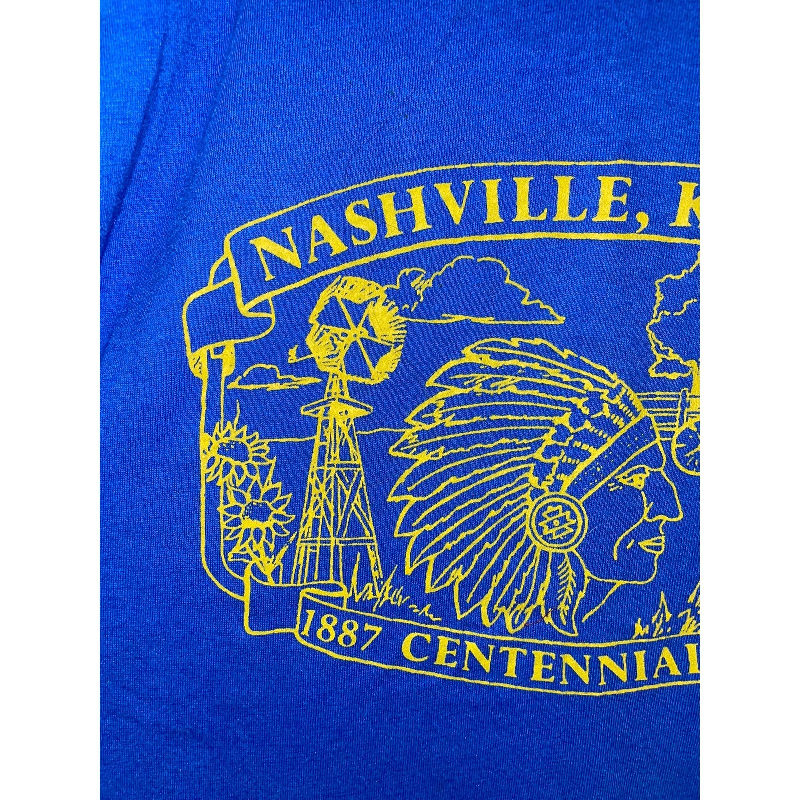 Vintage Vintage Kansas Shirt Nashville City Centennial Tee 1987 M Size US M / EU 48-50 / 2 - 2 Thumbnail