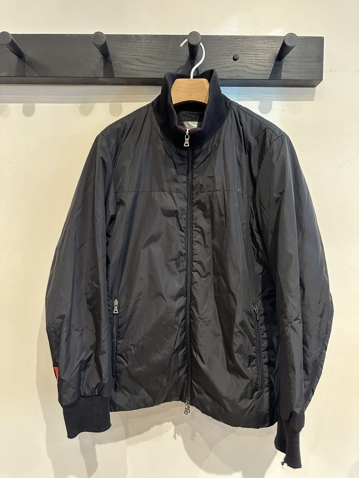 PRADA FW2008 BLK multi pocket jacket 44 Prada Jacket Men | Grailed