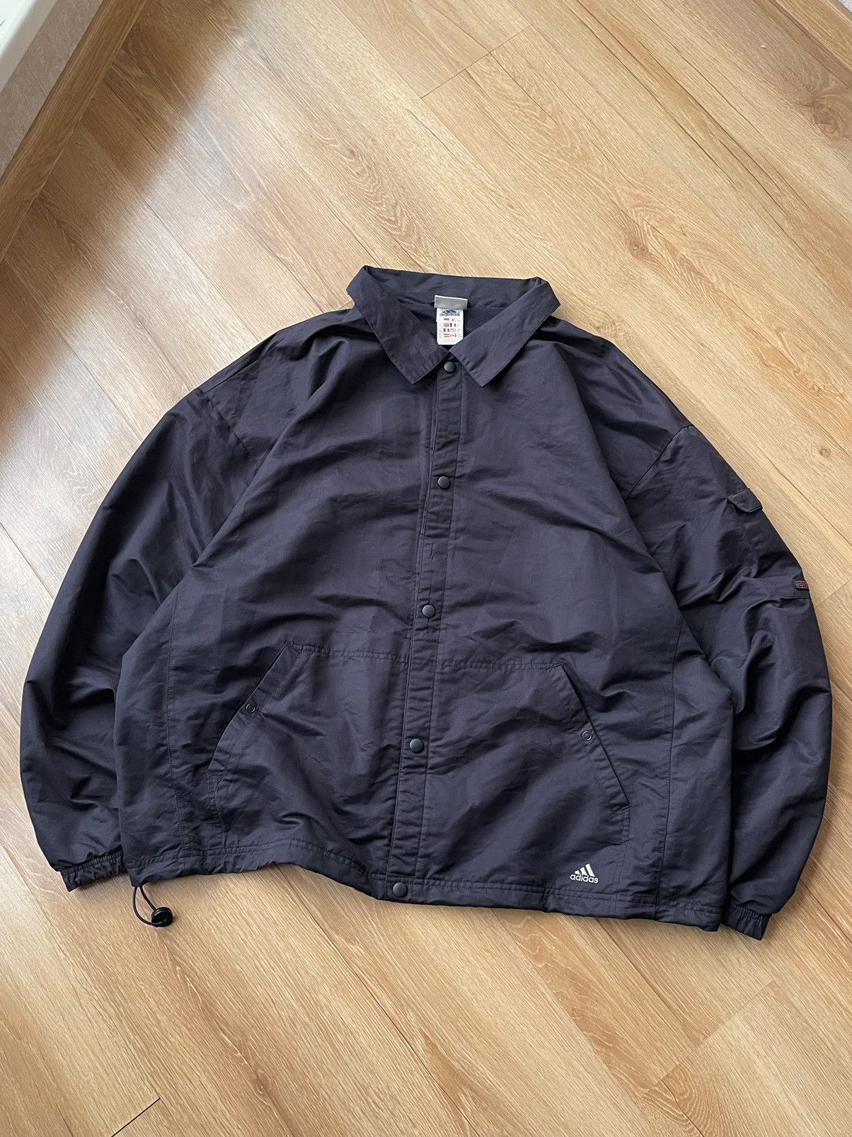 Adidas 90s Vintage Adidas Logo Oversized Coach Bomber Jacket Size US XL / EU 56 / 4 - 6 Thumbnail
