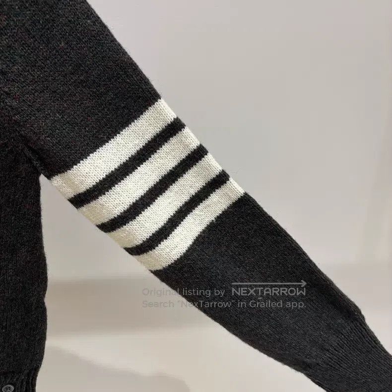 Thom Browne Thom Browne Gray Wool Cardigan Size US XS / EU 42 / 0 - 4 Thumbnail