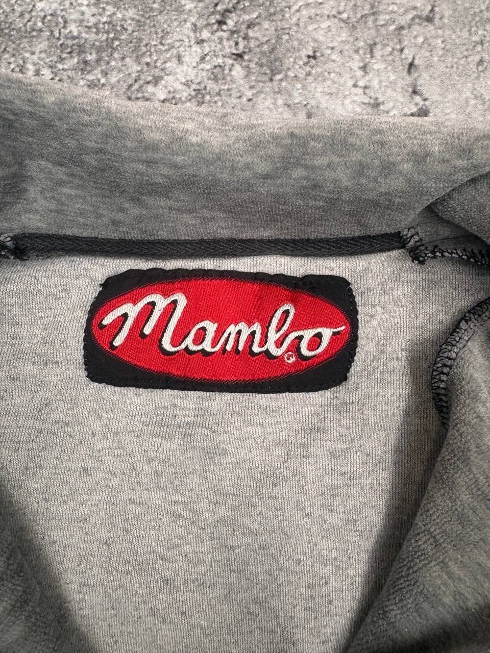 Mambo Mambo Men's Velour Zip Sweatshirt Black Grey Size L Size US L / EU 52-54 / 3 - 4 Thumbnail