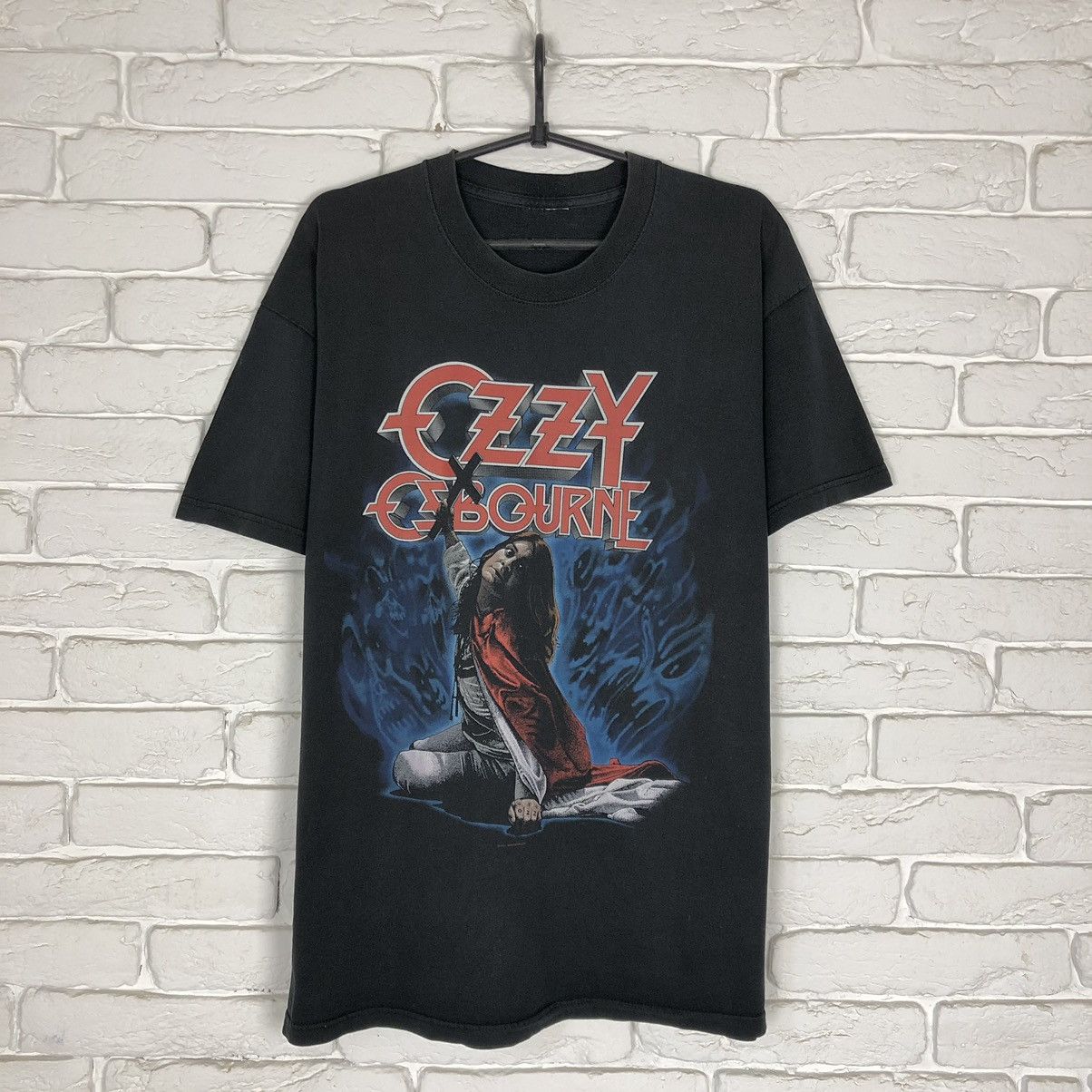 Band Tees Ozzy Ozbourne Blizzard of Ozz 1991 Vintage tee t shirt Size US L / EU 52-54 / 3 - 1 Thumbnail