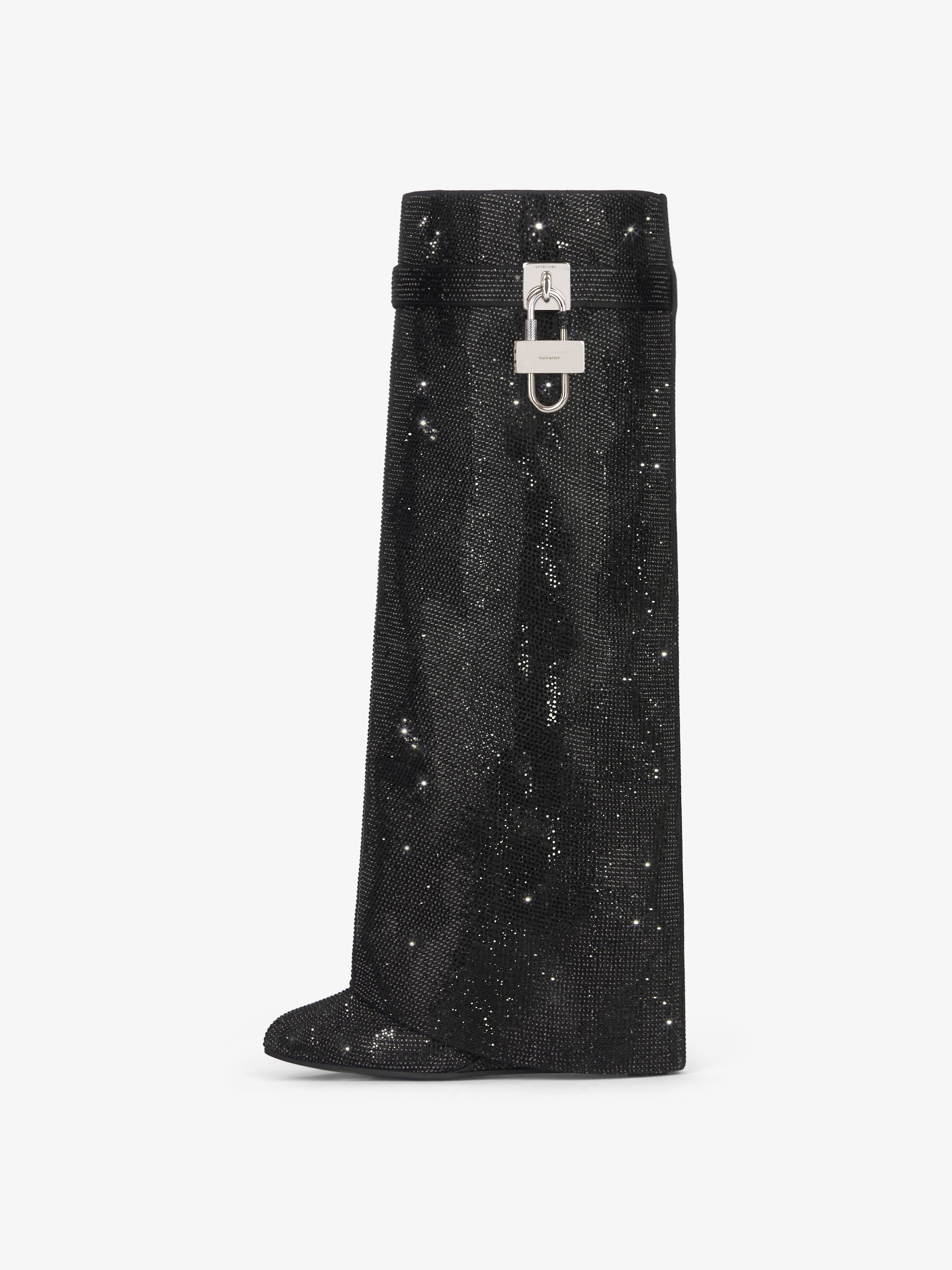 Givenchy o1srvl11e0525 Shark Lock Pant Boots 90mm in Black Size US 7 / IT 37 - 4 Thumbnail