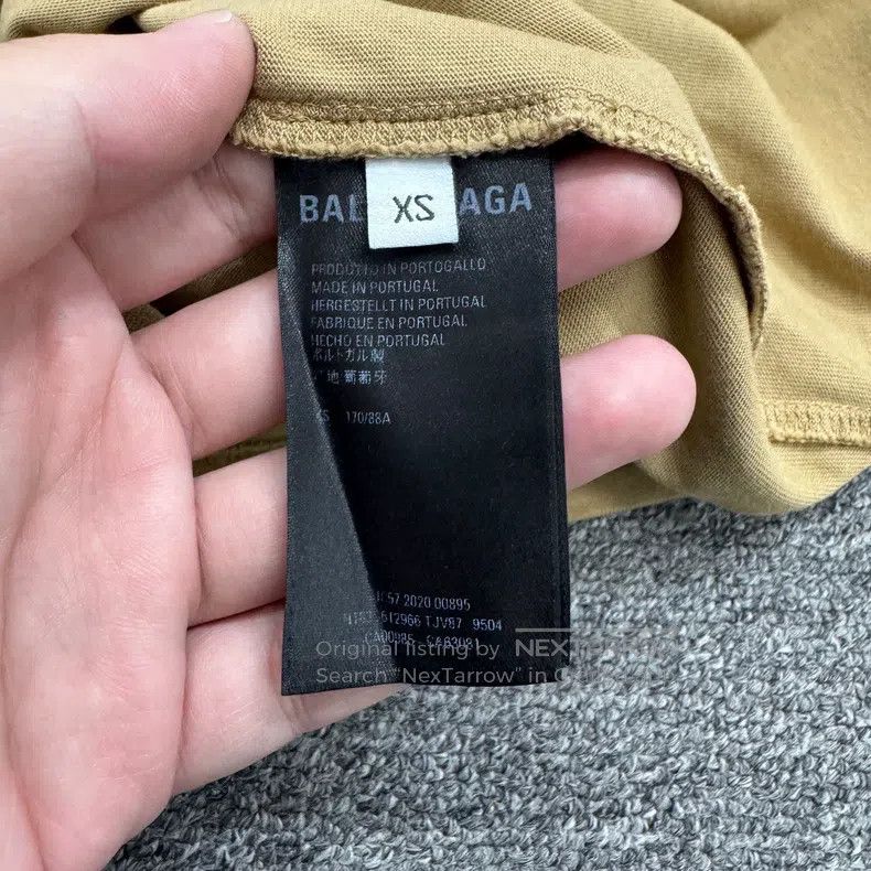 Balenciaga Balenciaga Embroidered Letter Short Sleeve Size US XS / EU 42 / 0 - 3 Thumbnail