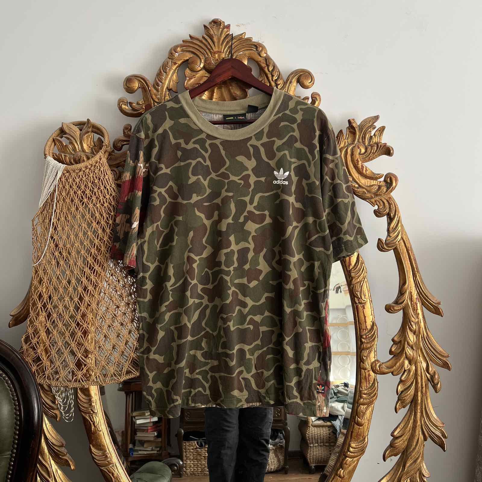 Adidas Adidas Pharell Williams Human Race Camo T-Shirt Sz XL Size US XL / EU 56 / 4 - 2 Thumbnail
