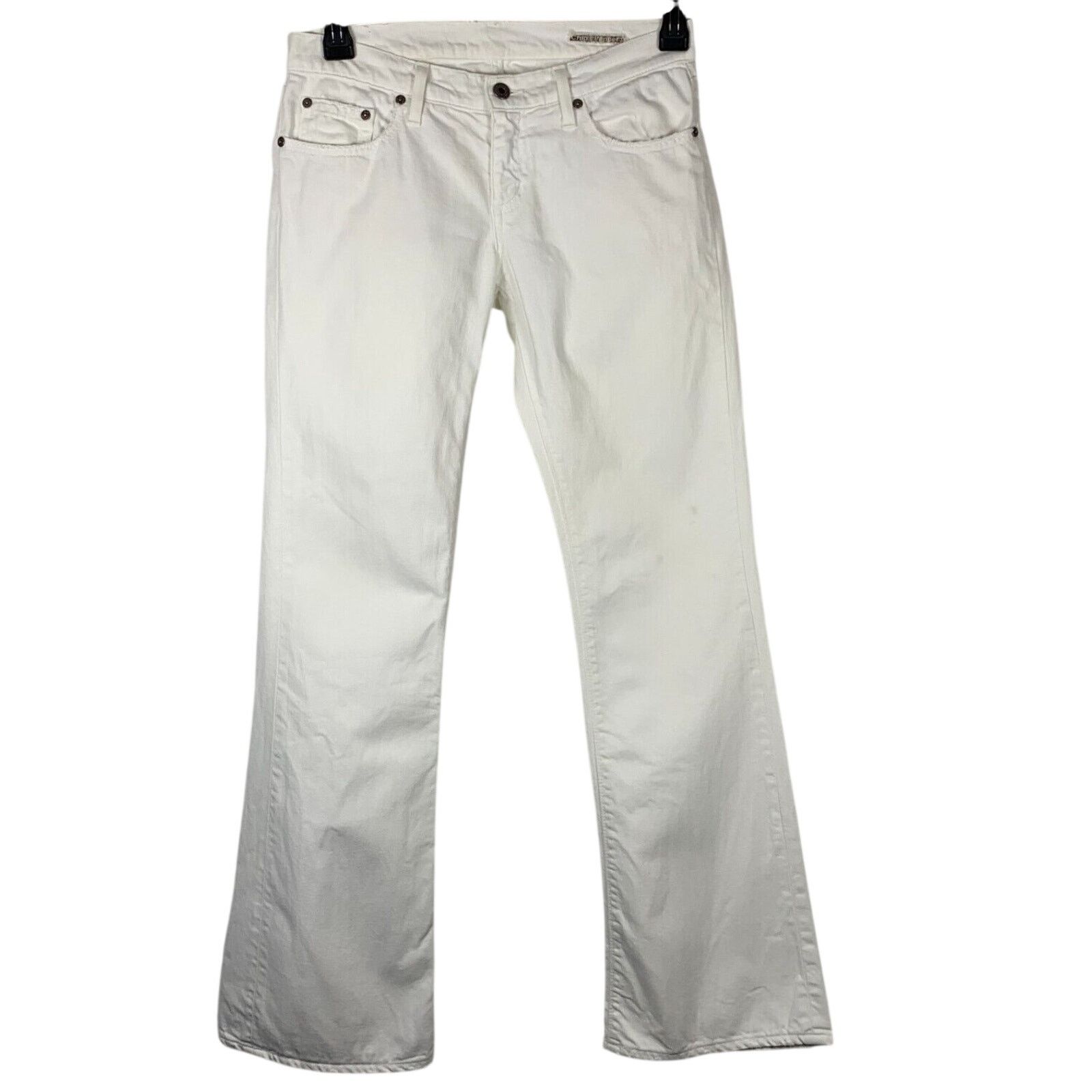 Chip & Pepper Chip & Pepper Pamela Jeans Women’s 29 White Distressed Flare Size 29" - 1 Thumbnail