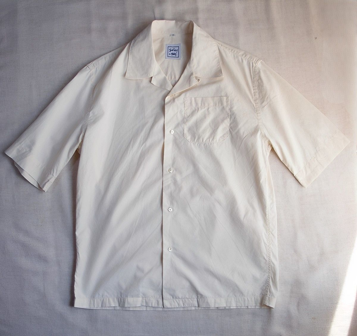 Other José Lévy à Paris 90s Open Collar Shirt Made in France Size US S / EU 44-46 / 1 - 2 Thumbnail