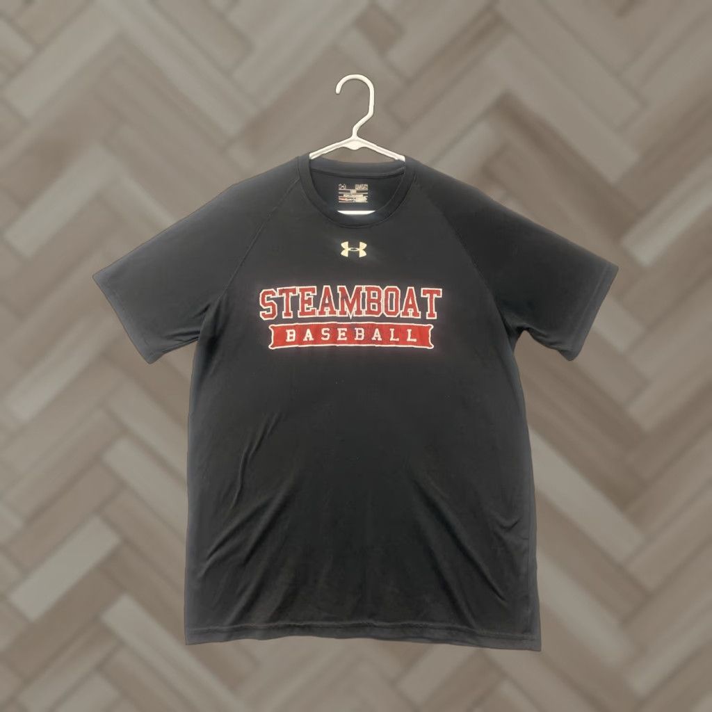 Under Armour VINTAGE? No. Under Armour Tee Shirt T Men's Adult M Black Heatgear Loose T-Shirt 117-26 Size US M / EU 48-50 / 2 - 1 Thumbnail