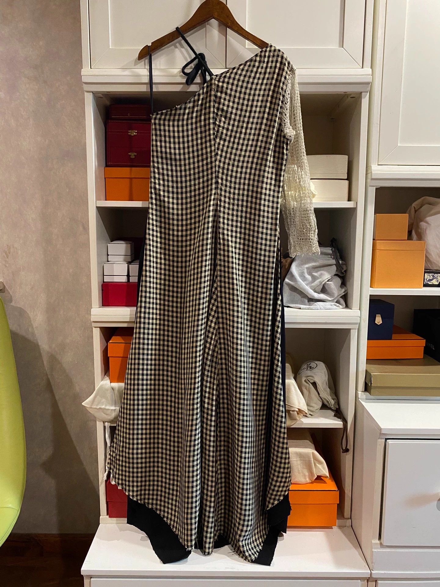 Other song for the mute solid check paneled dress 34 Size XXS / US 00 / IT 34 - 2 Thumbnail