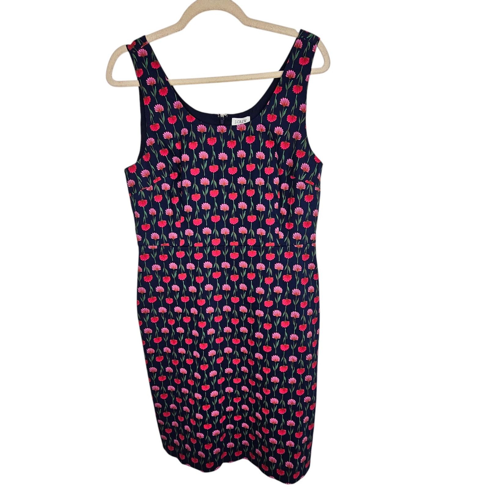 J.Crew J. Crew Womens Floral Sheath Dress Sz 10 Mini Preppy Easter Size L / US 10 / IT 46 - 2 Thumbnail