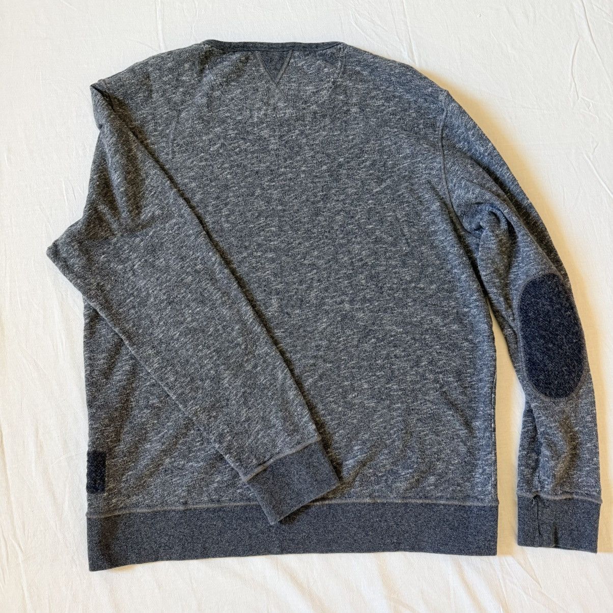 Barbour Barbour Beacon Crewneck Sweatshirt Gray Nep XL Elbow Patch Size US XL / EU 56 / 4 - 7 Thumbnail