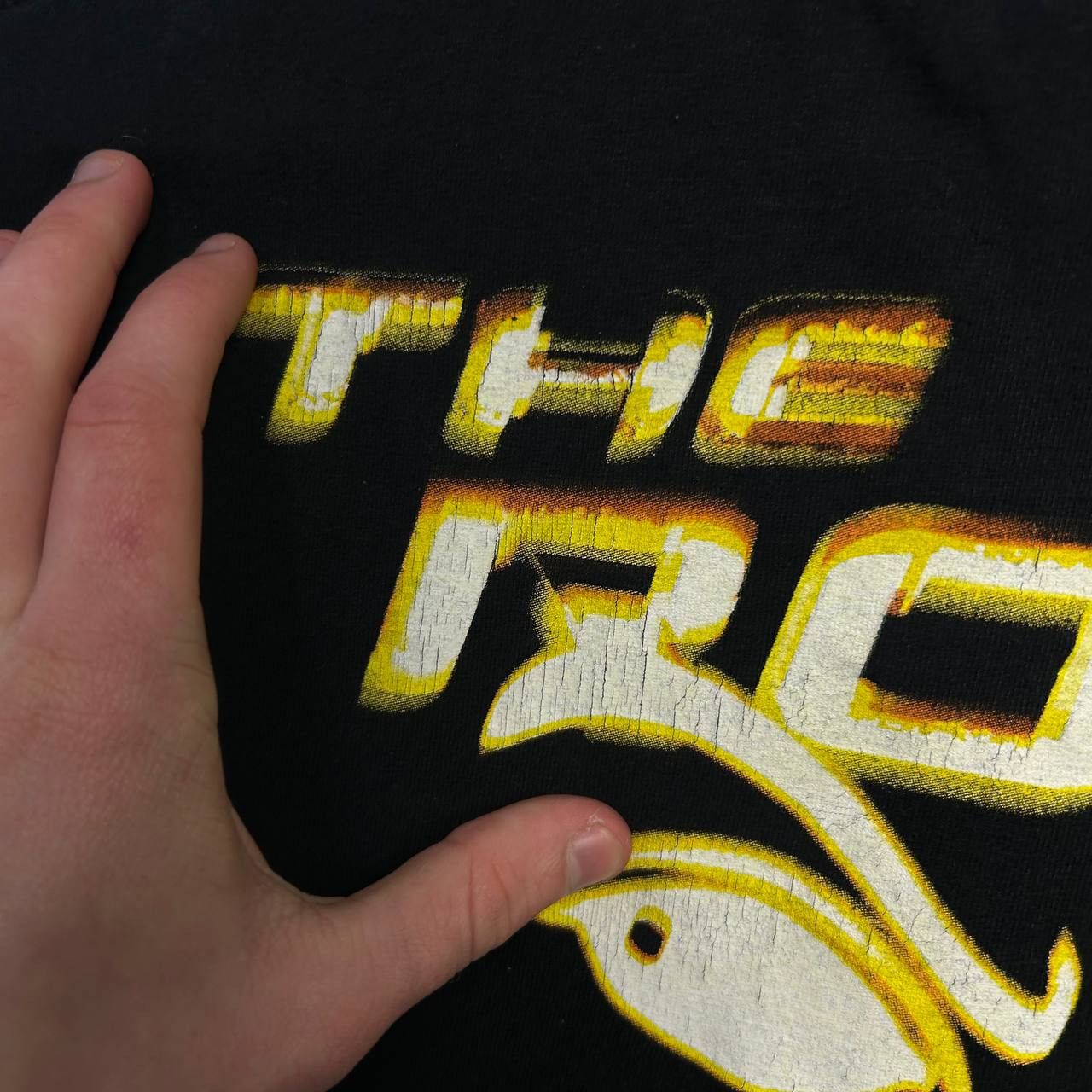 WWE Vintage WWE The Rock 1999 big logo wrestling sleeveles Size US M / EU 48-50 / 2 - 11 Thumbnail