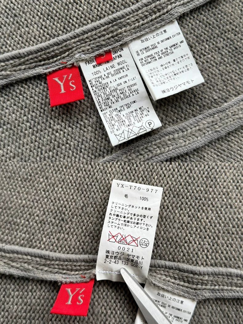 Yohji Yamamoto Yohji Yamamoto Yohji Yamamoto Wool Jacket with Unique Desi Size US XXS / EU 40 - 9 Thumbnail
