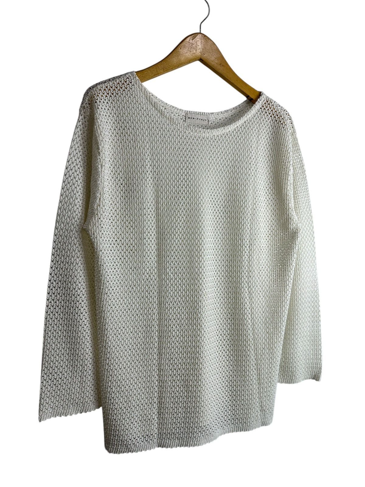 Yohji Yamamoto Undefined mon-traje MESH 3D LONG SLEEVE ISSEY YOHJI STYLE Size US M / EU 48-50 / 2 - 2 Thumbnail