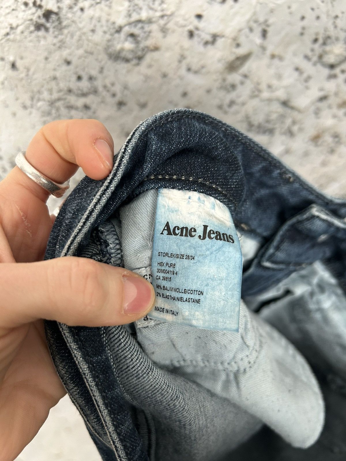 Acne Studios Vintage Acne Jeans Hex Pure Skinny Denim Made in Italy Punk Size US 28 / EU 44 - 7 Thumbnail