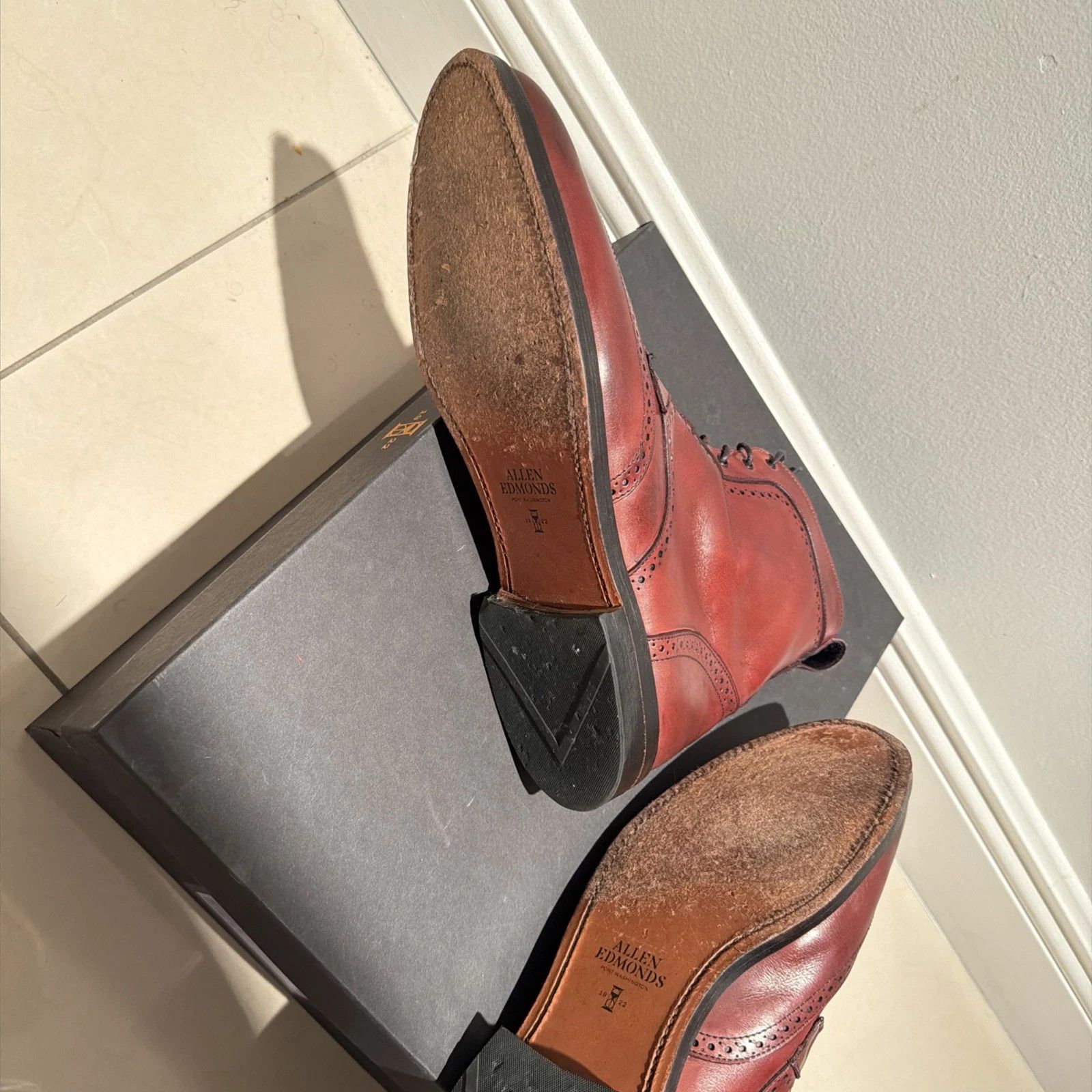 Allen Edmonds Allen Edmonds Dalton Boots Size US 11.5 / EU 44-45 - 8 Thumbnail