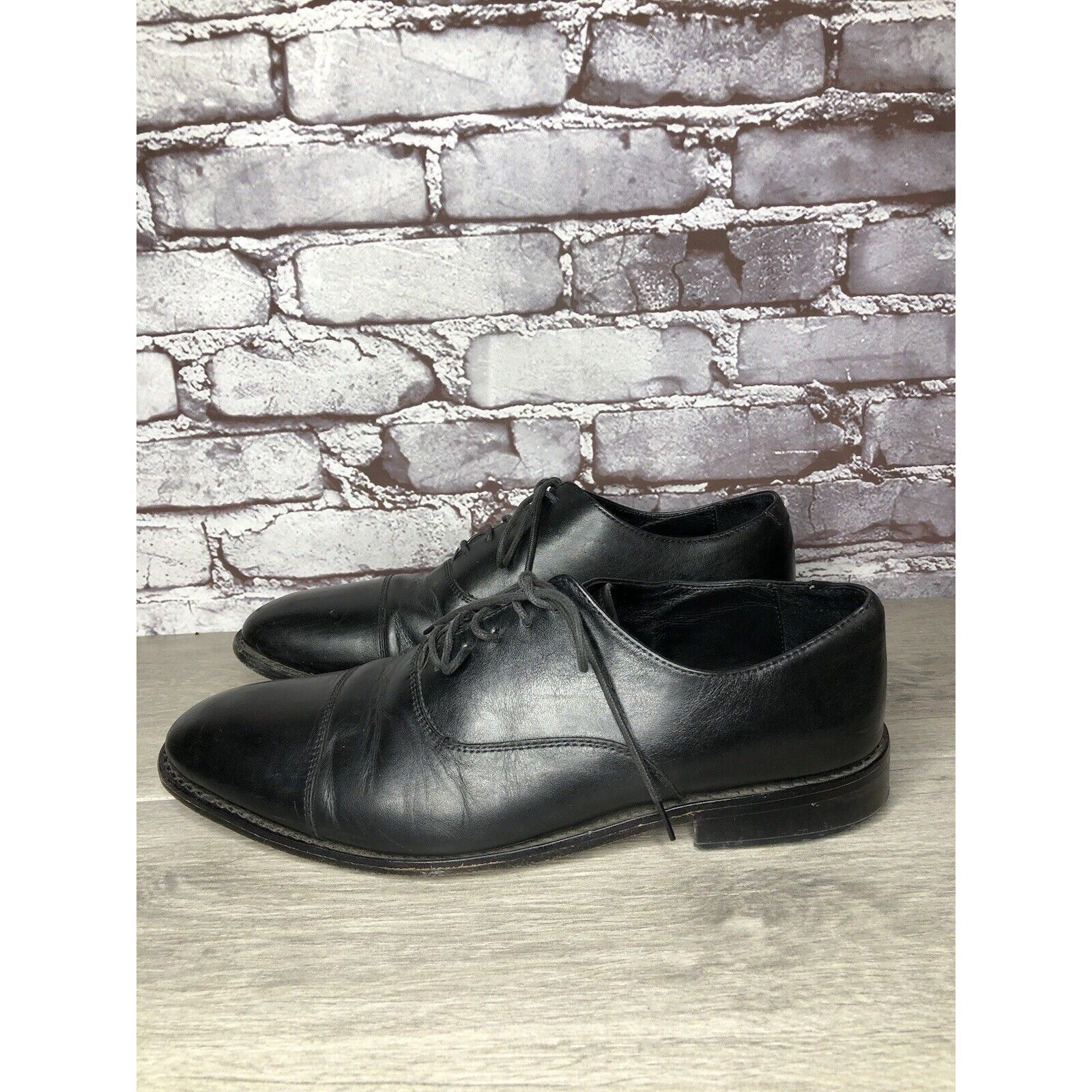 Other ANTHONY VEER Essentials Black Leather Goodyear Oxfords Cap T Size US 10 / EU 43 - 1 Thumbnail