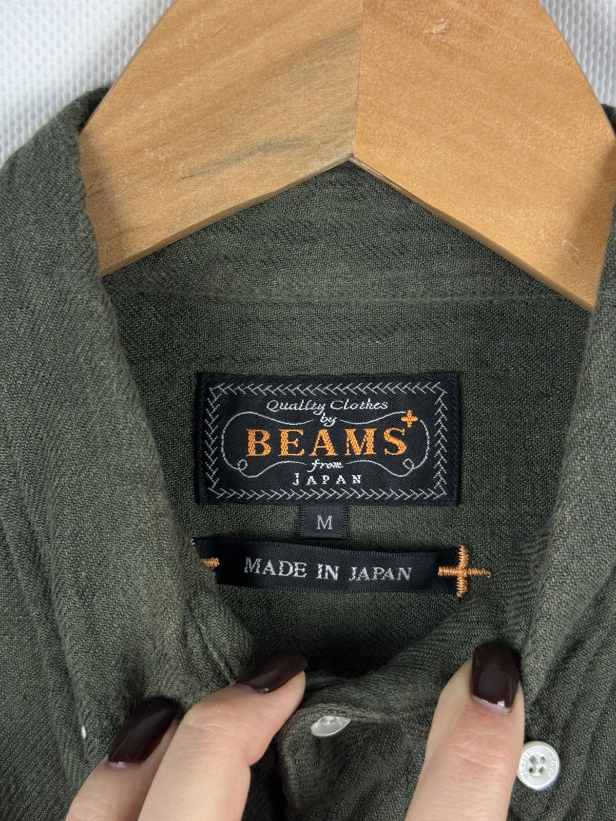 Beams Plus Beams Plus Japan Men’s Long Sleeve Linen Button Up Shirt Size US M / EU 48-50 / 2 - 12 Thumbnail
