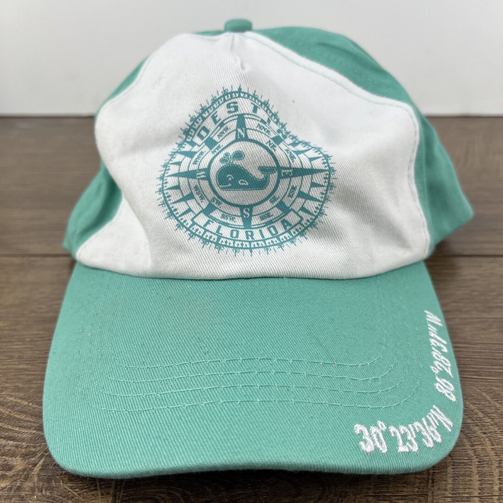 Other Destin Florida Teal Hat Adjustable Adult Size Hat Cap Size ONE SIZE - 1 Thumbnail