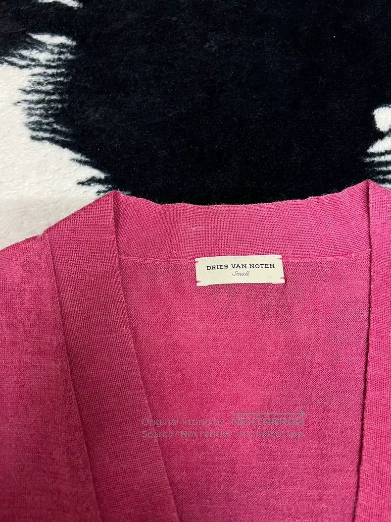 Dries Van Noten Dries Van Noten Pink Silk Cardigan Size M / US 6-8 / IT 42-44 - 3 Thumbnail