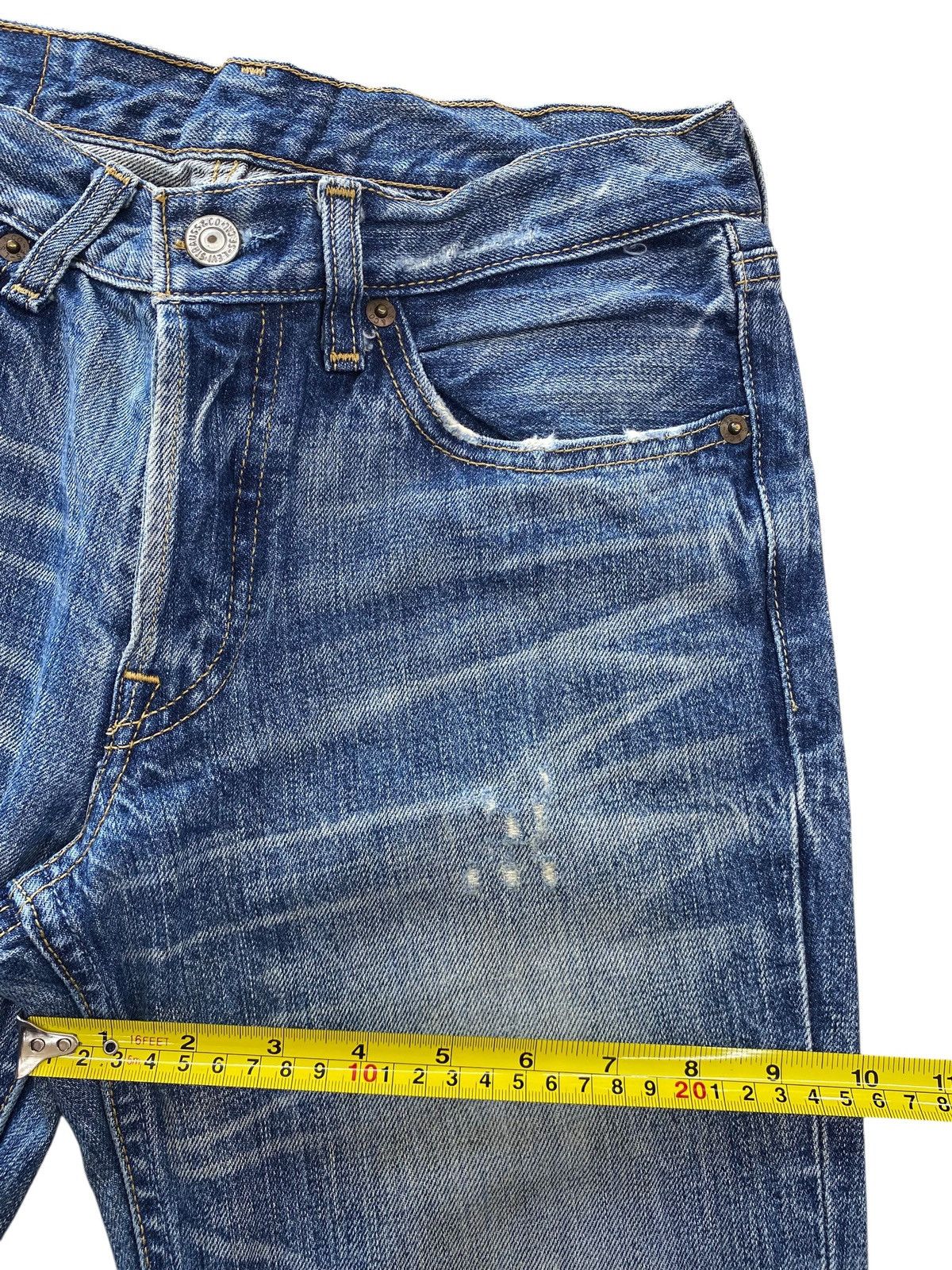 Levi's Levi’s 501 Faded Wash Whiskered Style Straight Leg Jeans Size US 27 - 7 Thumbnail