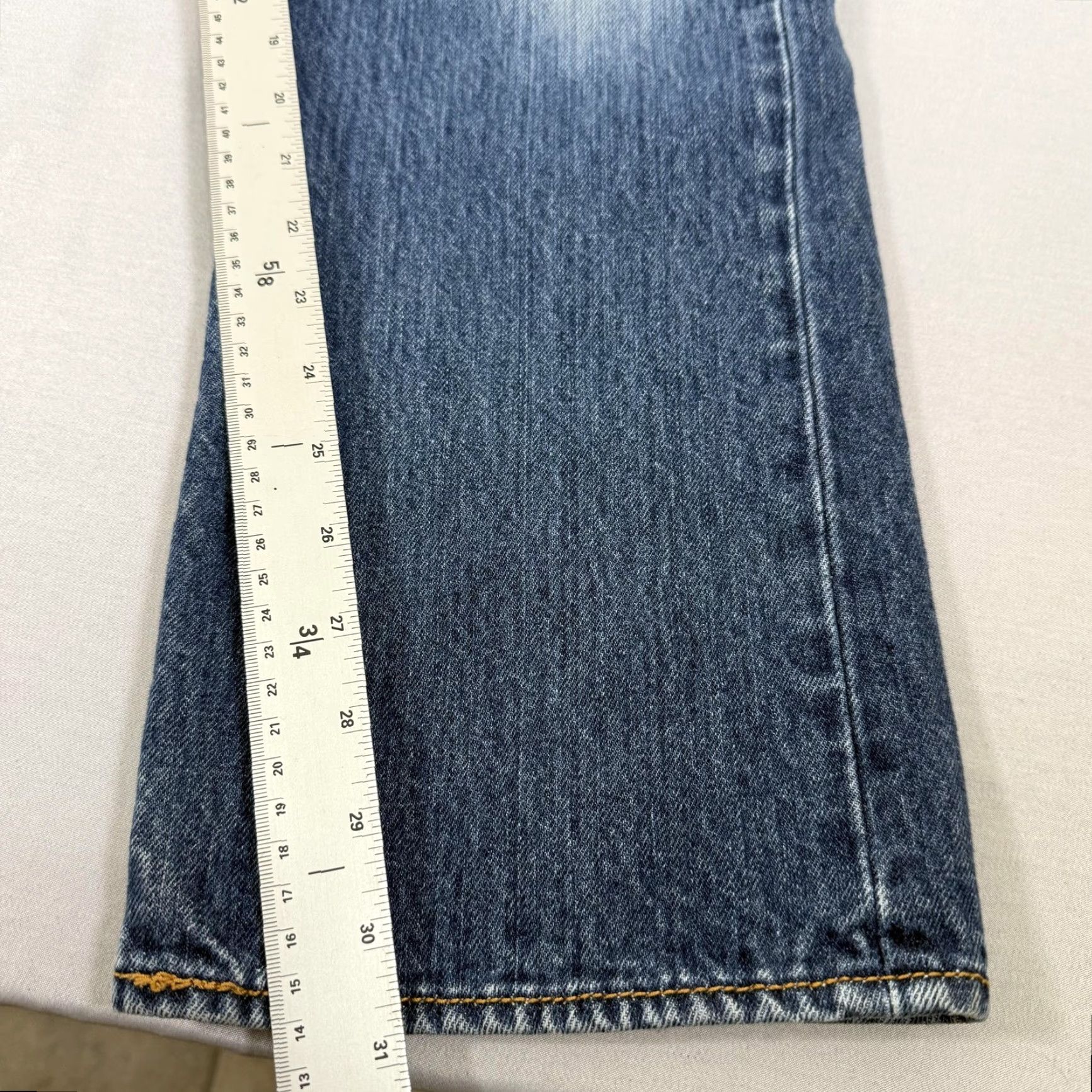 Levi's Levis Jeans Mens 34x32 Blue 501 Straight Denim Pants Western Cowboy Work Size US 34 / EU 50 - 7 Thumbnail