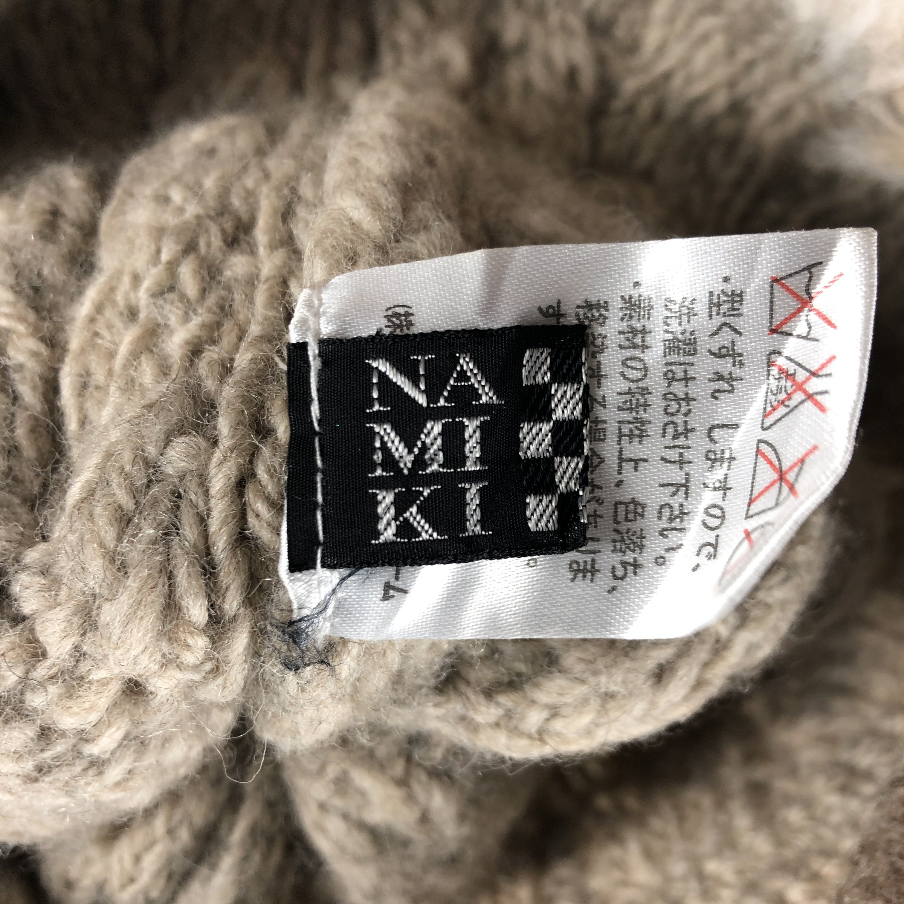 Japanese Brand × Vintage Womens Namiki Aran Isle PomPom Beanie Snow Hat Snow Cap D248 Size ONE SIZE - 6 Thumbnail