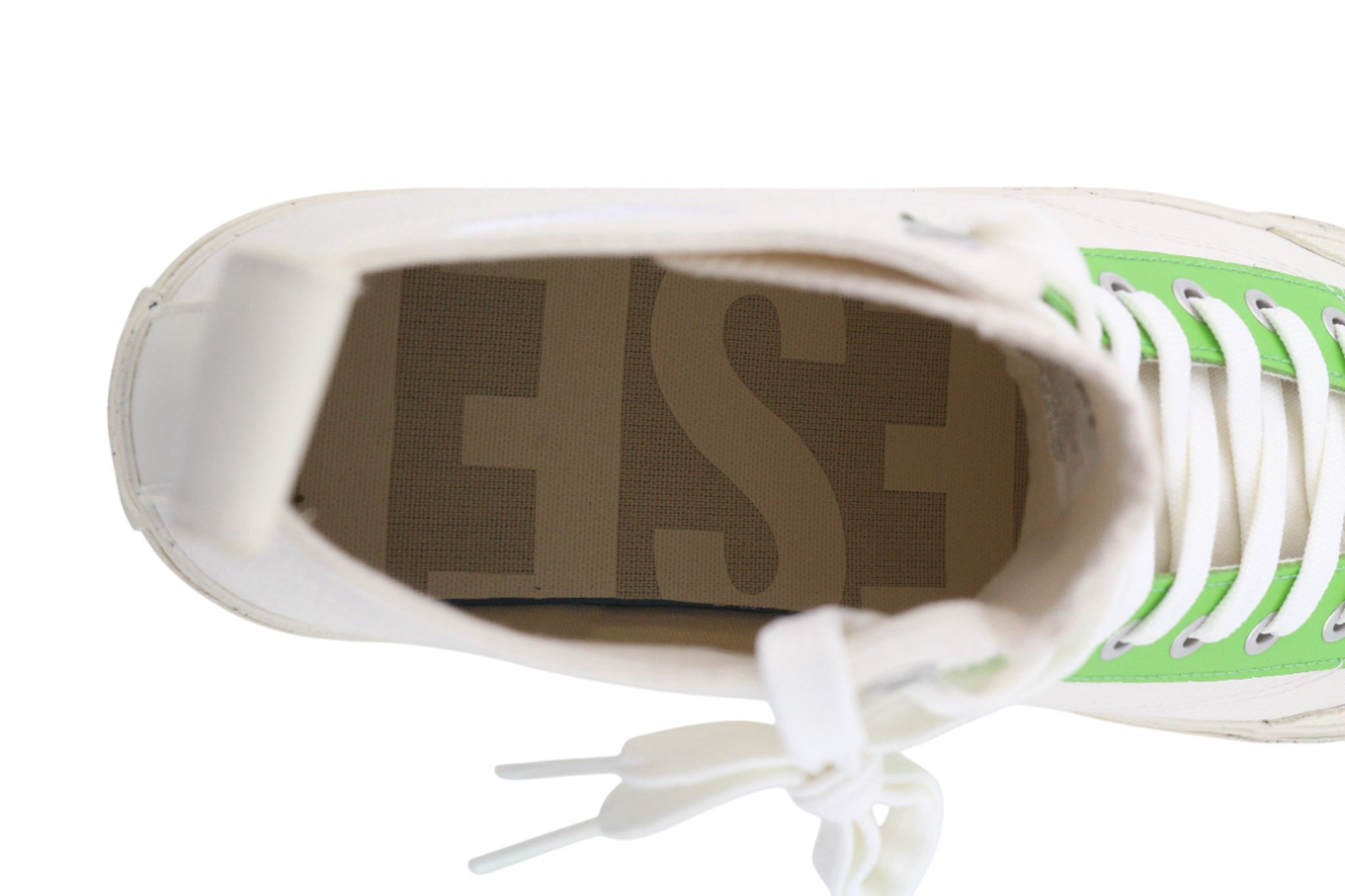 Diesel A-ATHOS MID UK9 White High Top Lace Up 81711 Size US 10 / EU 43 - 11 Thumbnail