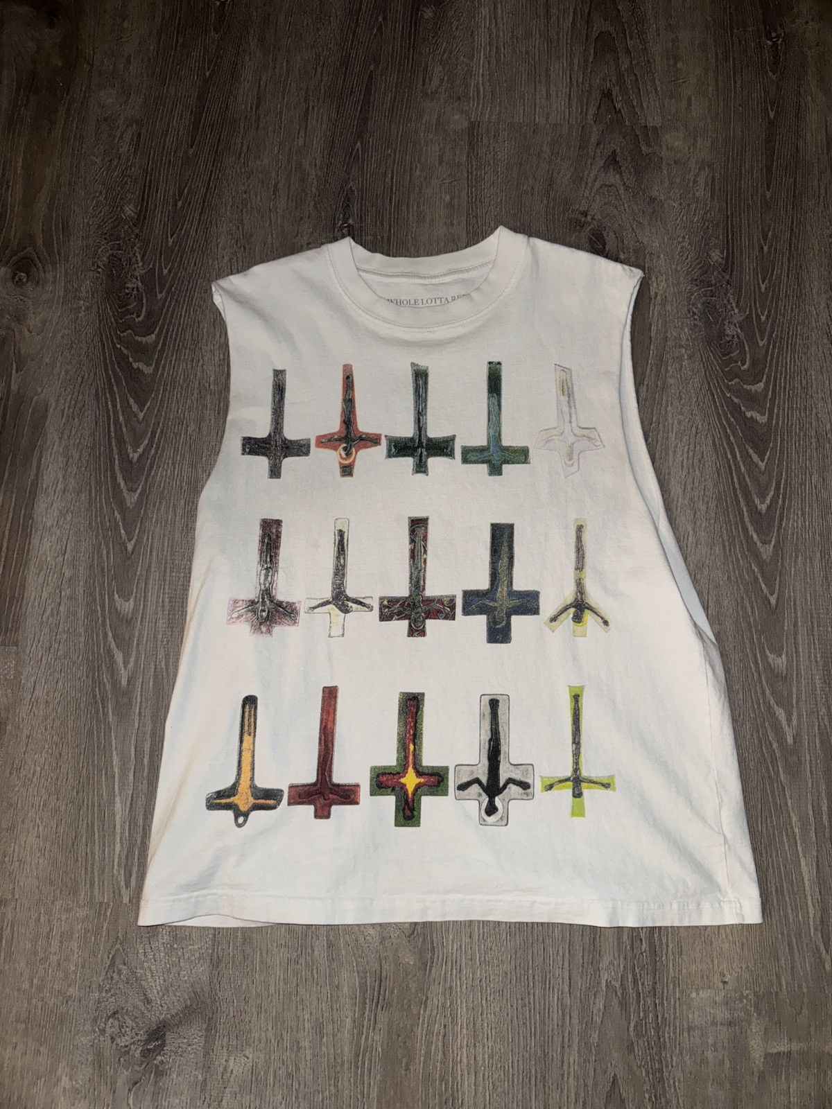 Playboi Carti Playboi Carti Upside Down Cross Tank | Grailed